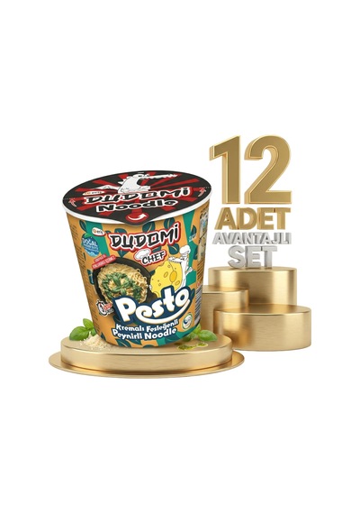 Dudomi Bardak Kremalı Pesto Soslu 12x80 Gr