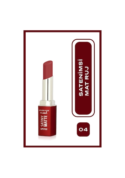Mood Satiny Mat Ruj No:04 Blush Pink 04
