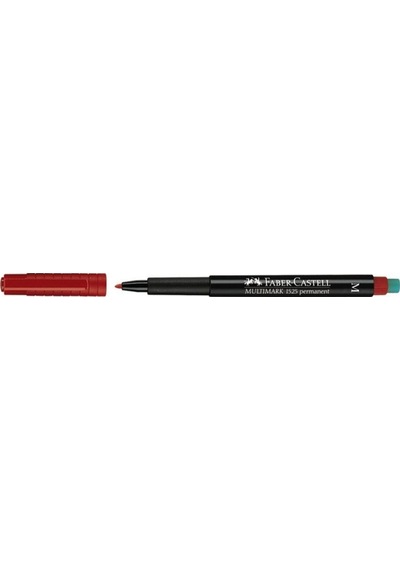 Faber-Castell Multimark Asetat Kalemi Permanent M Seri Kırmızı