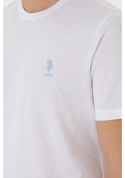U.S. Polo Assn. Erkek Regular Fit Bisiklet Yaka Beyaz Tişört 50299544-VR013 U.S. Polo Assn. Erkek Regular Fit Bisiklet Yaka Beyaz Tişört 50299544-VR013