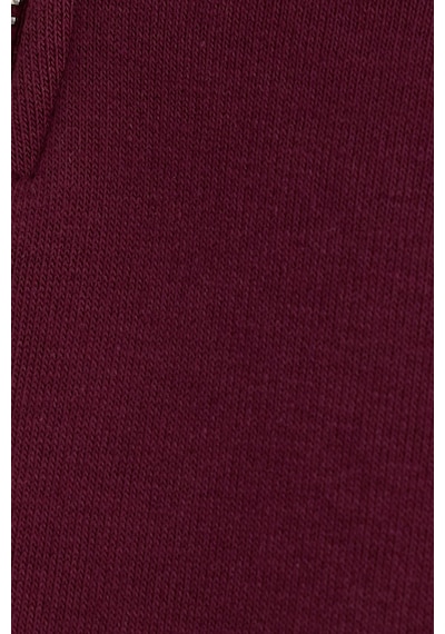 Tudors Unisex Relax Fit Rahat Kesim Pamuklu İçi Polarlı Yarım Fermuarlı Bordo Dik Yaka Sweatshirt-35165 Bordo Tudors Unisex Relax Fit Rahat Kesim Pamuklu İçi Polarlı Yarım Fermuarlı Bordo Dik Yaka Sweatshirt-35165 Bordo