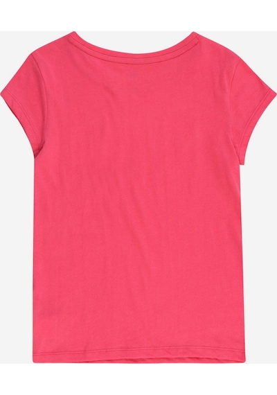 Gap 460525005 V-hs Ss Value Logo Tee Kız Çocuk Tişört Pembe