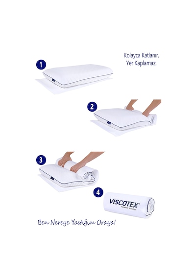 Viscotex Duyarlı Sensitive Ortopedik Yastık 70x40x12