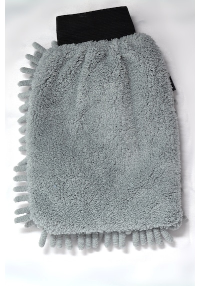 Spark 7050 Mikrofiber Şönil Oto Temizlik Ve Kurulama Eldiveni Gri 1 Adet