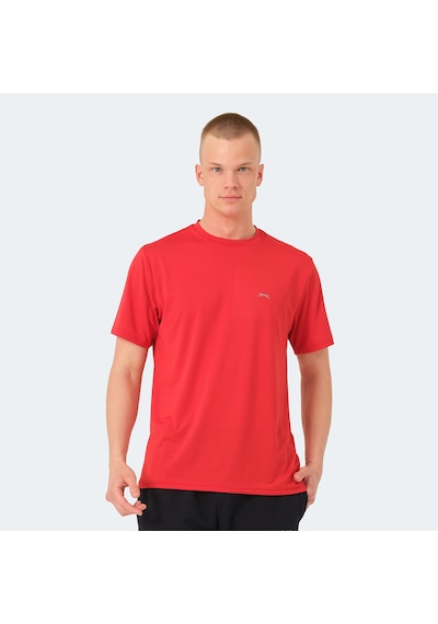 Slazenger OSWIN 5 li Set Erkek  Gri - Haki - Kırmızı - Saks Mavi - Turuncu Tişört