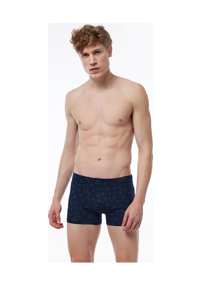 Malabadi Desenli Modal Erkek Boxer 6 Adet 6m251 Renkli