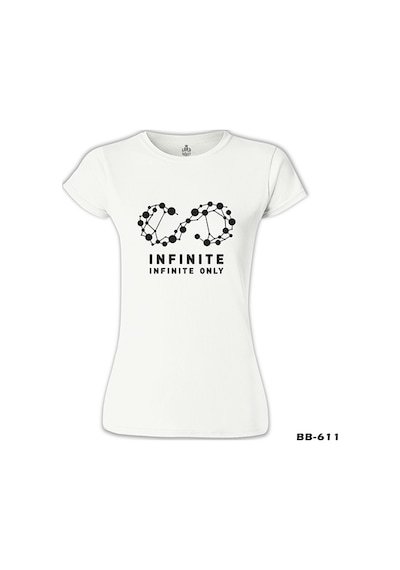 Infinite - Only Beyaz Kadın Tshirt 001