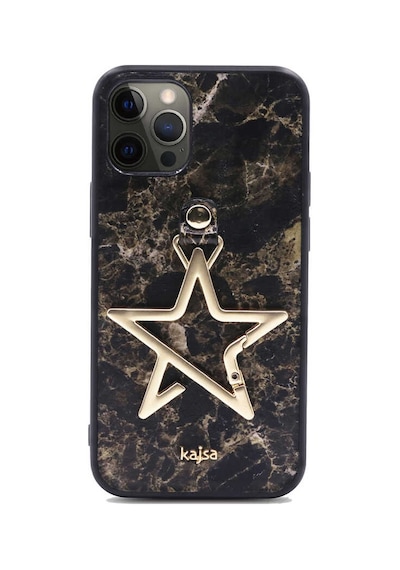 Kajsa Apple Uyumlu iPhone 12 Pro Max Kılıf Kajsa Starry Serisi Marble Kapak ZORE-218996