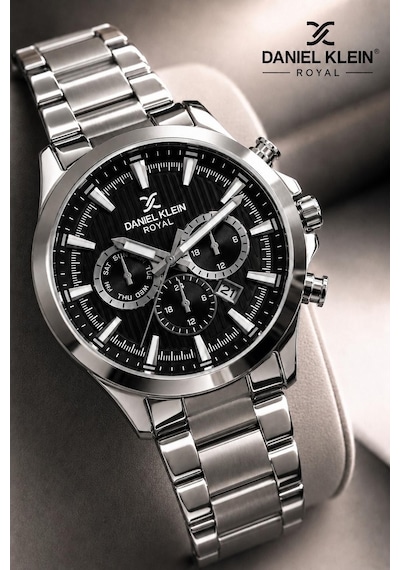 Daniel Klein Premium Çelik Kordon 2 Yıl Garantili 3 Atm Suya Dayanıklı Erkek Kol Saati Edk.r11095.2 Gümüş 18939684