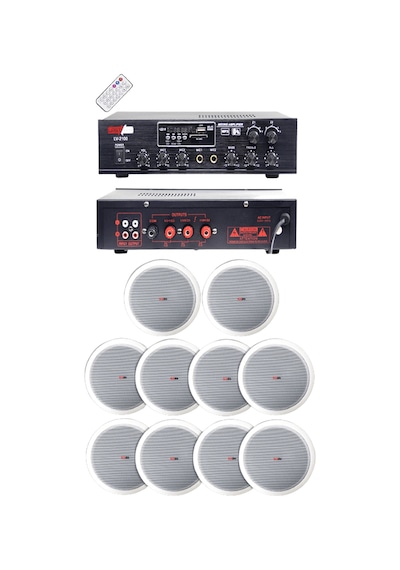 Lastvoice Tavan Hoparlör ve Anfi Ses Sistemi Soft Paket-4