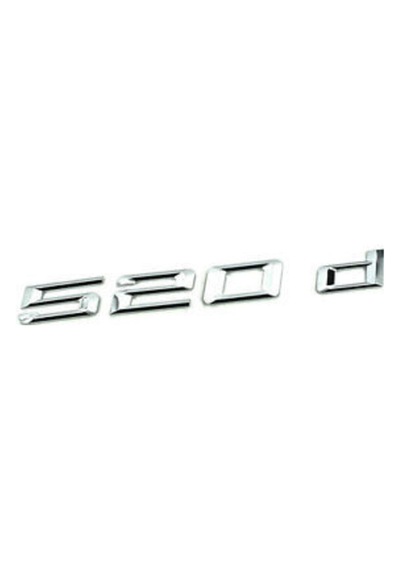 Bmw 5 Serisi 520d Bagaj Yazısı F10 E60 E39 G30 16cm 51147219542nikel,
