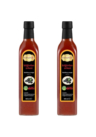 Hanzade Bitkisel Böğürtlen Sirkesi 2 x 500 ML