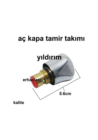 Musluk Kapak Takımı Aç Kapa Musluk Tamir Takımı Çevirmeli