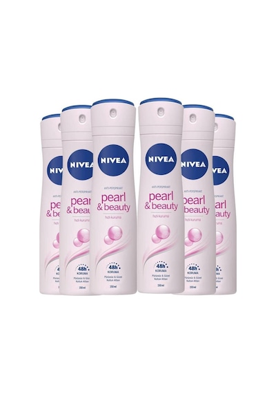 Nivea Pearl&Beauty Kadın Sprey Deodorant 6 x 150 ML