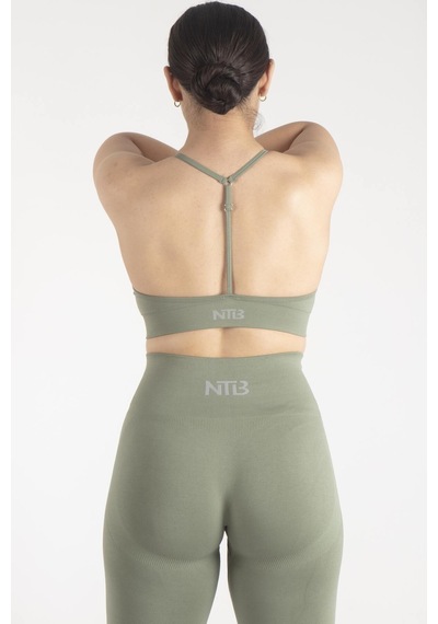 Nature The Brand Ntb İp Askılı V Yaka Sporcu Sütyeni, Fitness, Yoga, Pilates, Koşu, Antrenman Mavi