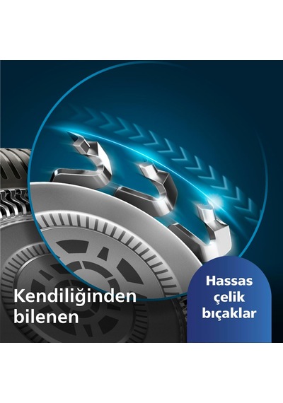 5000 Serisi Tıraş Makinesi, Sinekkaydı Tıraş, Skin Iq Teknolojisi, Islak Ve Kuru Kullanım, Hassas Düzeltici Başlık S5887/10 Diğer