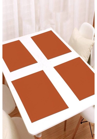Turuncu Tek Renk Düz Sade Premium Amerikan Servis Asr020n11