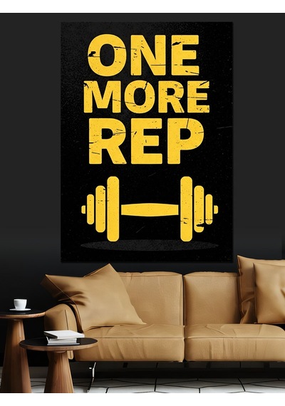 Ahşap Tablo Halter Kaldıran Güçlü Motivasyon