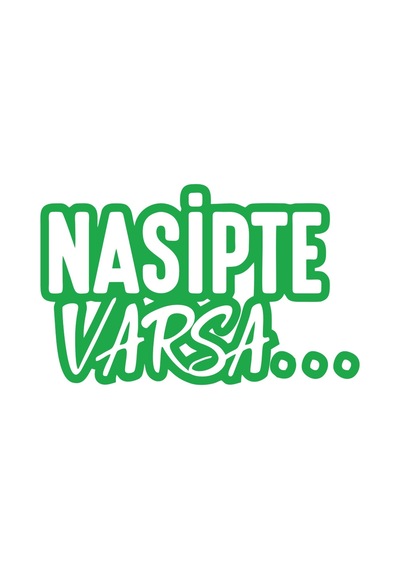 Nasipte Varsa Araba Sticker 17x17 Cm Yeşil