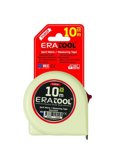 Şerit Metre 10 25 - Şeffaf Era12558 Ahmet Eratool