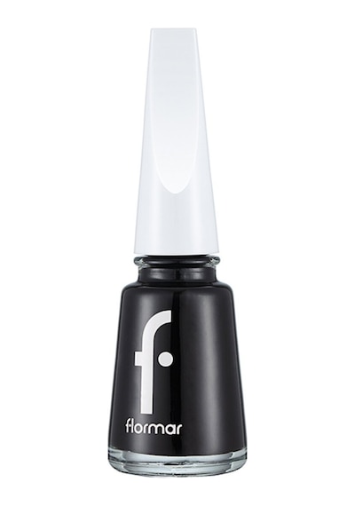 Flormar Nail Enamel Uzun Süre Kalıcı Besleyici Oje - 313 Black Minimalism Diğer