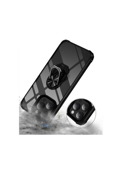 Apple Uyumlu iPhone 14 Pro Kılıf Zore Mola Kapak Siyah