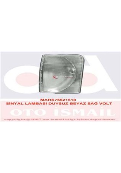 Mars- Sinyal Lambası Duysuz Beyaz Sağ Volt M 521518 2d0953042a