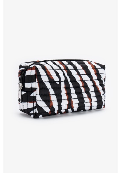Penti Siyah Zebra Makyaj Çantası