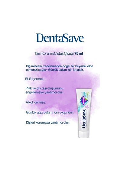 Dentasave Diş Macunu Tam Koruma Cıstus Çiçeği 75 Ml 5 Al 4 Öde Ve Rosie