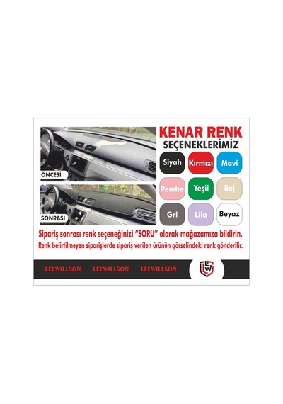 Dacia Sandero Stepway 2015-2021 Aracınızla Tam Uyumlu Torpido Üstü Koruma Örtüsü