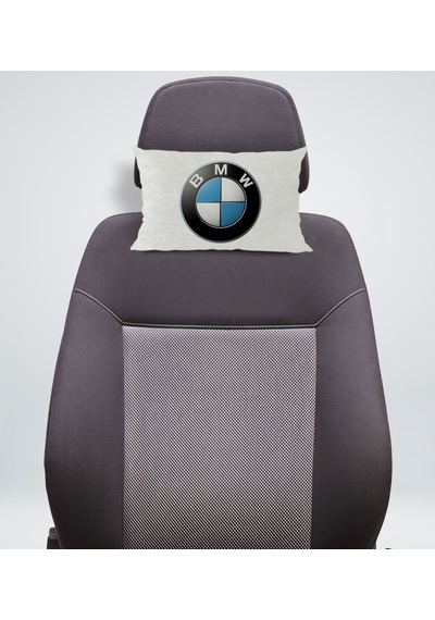 Bk Gift Bmw Tasarımlı Dikdörtgen Araç Koltuk Yastığı-1