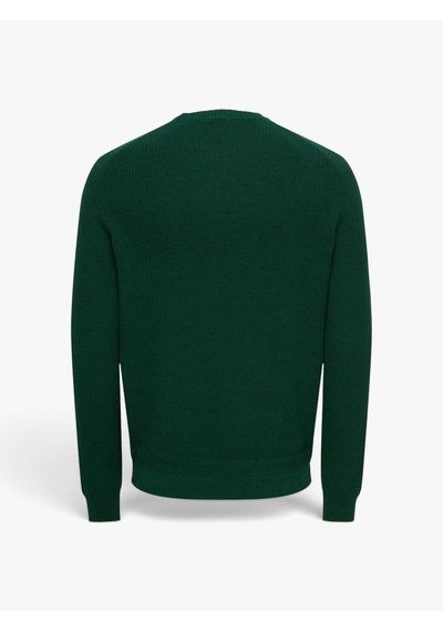 Only & Sons Onstobı Reg Ls Crew Knıt Erkek Yeşil Kazak - 5044336