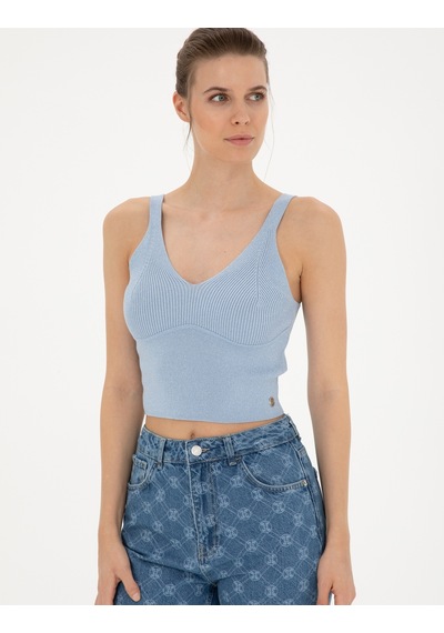 Pierre Cardin Kadın Kazak /triko 50284799-vr249 Açık Mavi