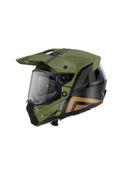 Axxis Wolf Ds Hydra Enduro Off-Road Turing Motosiklet Kask Mat Yeşil