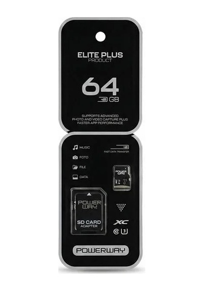 Powerway Elite Plus 64 Gb Micro Sd Hafıza Kartı