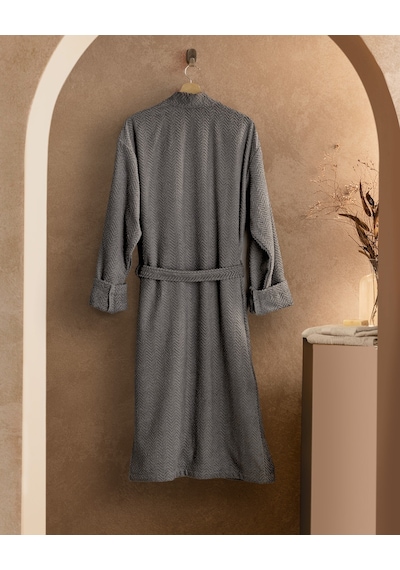 Madame Coco Nicola Kimono Erkek Bornoz Born0000000025 Antrasit