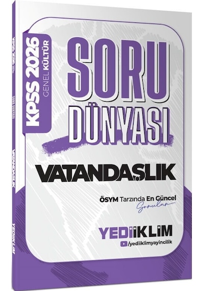 Yediiklim 2026 Kpss Genel Kültür Vatandaşlık Soru Dünyası