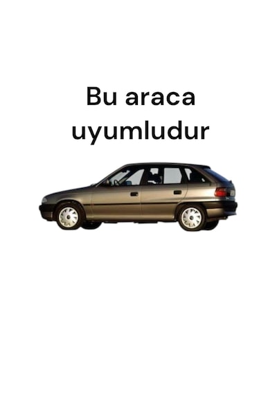 Opel Astra F 1993-1998 Pandizot Bagaj Rafı Hb