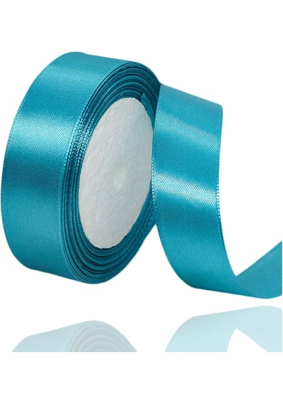 Benim Marifetlerim Turkuaz Saten Kurdele 1 Cm 10 Metre