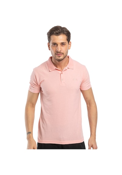 Slazenger SOHO I Erkek Polo Yaka Pudra Tişört