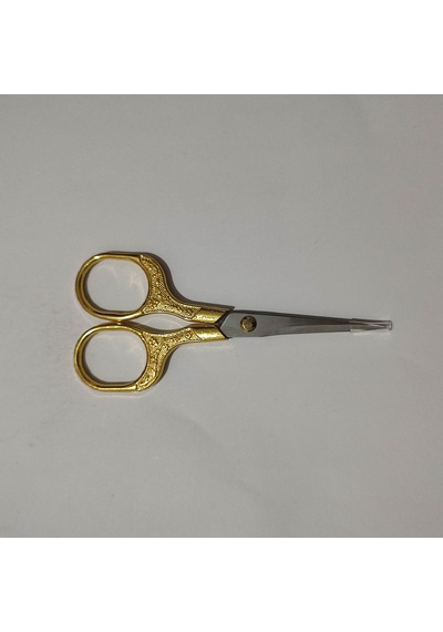 Altın Rengi İşlemeli Küçük Makas Özel Olarak Keskinleştirilmiş