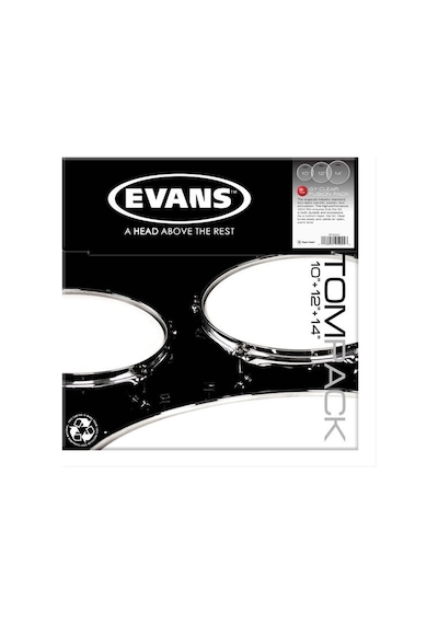 Evans Etp-ec1ctd-s 3'lü Ec1 Frosted Standart Coated Tom Deri Seti
