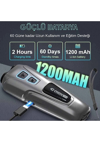 Ultrasonik Kedi Köpek Kovucu Köpek Eğitici Cihaz Led Flaşlı Şarjlı Taşınabilir Hayvan Uzaklaştırıcı