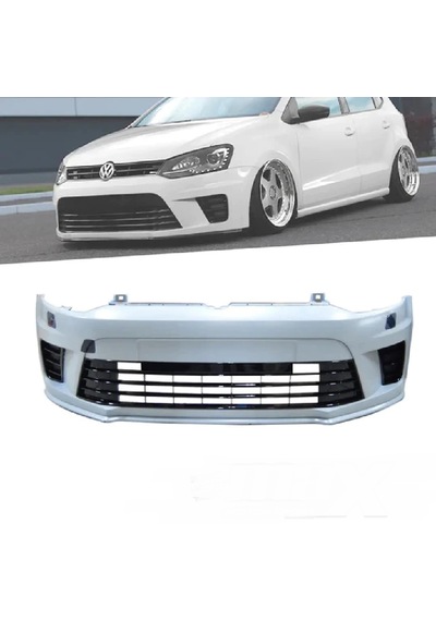 VW POLO 6R 2009-2014 PLASTİK BOYASIZ WRC ÖN TAMPON