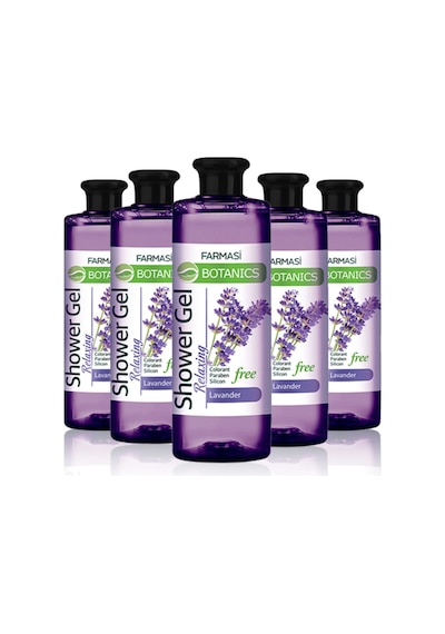 Botanics Lavanta Özlü Rahatlatıcı Duş Jeli - 500 Ml 5 Adet Diğer