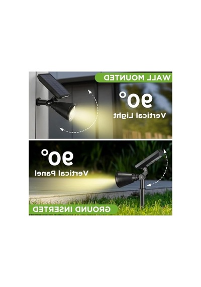 Güneş Enerjili Rgb Spot Bahçe Aydınlatması - 18 Led 10 Parça Siyah