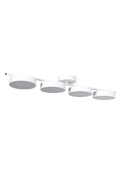 Tual Modern Salon Yatak Odası Giyinme Odası Mutfak Beyaz Işık Ledli Beyaz Renk 4 Lü Led Avize Beyaz4 Beyaz4