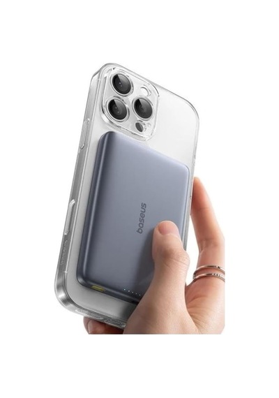 Picogo Ultra-slim Qi2 Magsafe Kablosuz Şarj Gri 10000 Mah Hızlı Şarj Powerbank