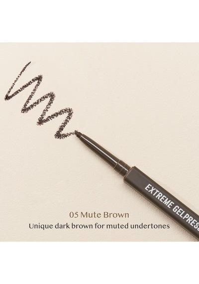 Suya Dayanıklı, Gün Boyu Kalıcı Kalem Eyeliner Extreme Gelpresso Pencil Liner 05 Mute Brown Diğer