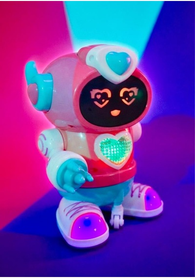 Rong Xian Yi Rock Robot - Müzik, Işık Ve Dans Eden İnteraktif Eğlenceli Oyuncak Robot Çok Renkli